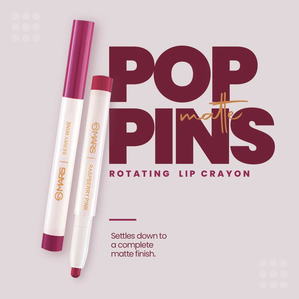 MARS Retractable Lip Crayon | Poppins - Image 3