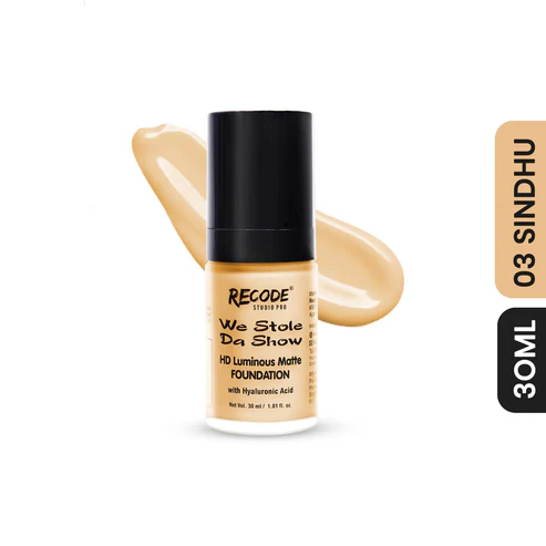 RECODE 03 HD Luminous Matte Foundation 30 ML 03 Sindhu