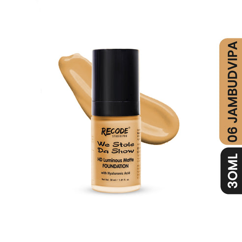 RECODE 06 HD Luminous Matte Foundation 30 ML 06 Jambudvipa