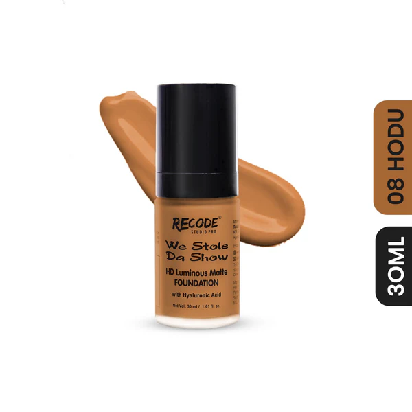 RECODE 08 HD Luminous Matte Foundation 30ML 08 Hodu