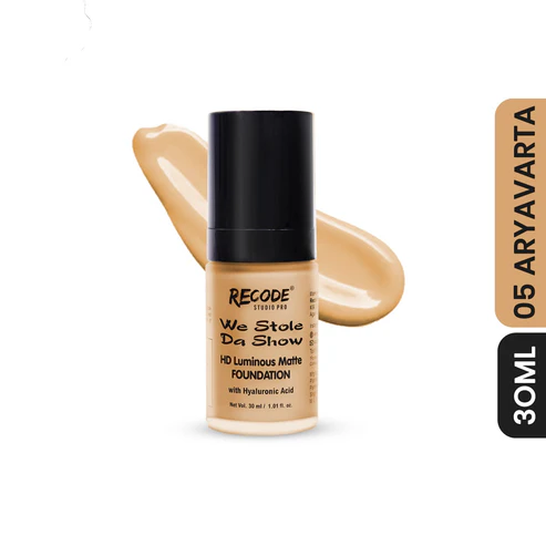 RECODE 05 HD Luminous Matte Foundation 30 ML 05 Aryavarta