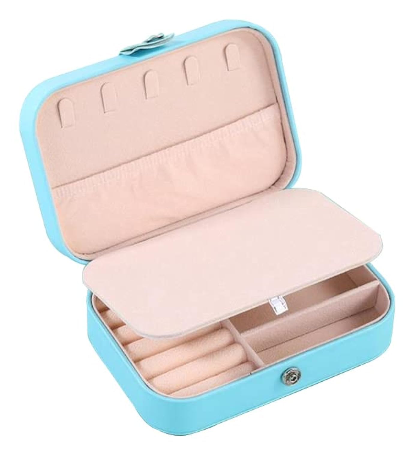 Jewellery Organisers Gifts MultiLayer PU Leather Portable Home Jwell organizer Storage Box Case with Dividers Container for Rings, Earrings, Necklace for girls and women