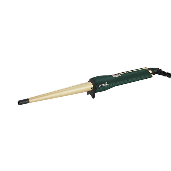 IKONIC Professional Conical Tong Emerald Hair Curler – 19 mm