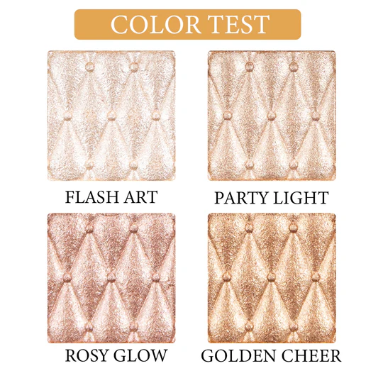 BEAUTY GLAZED 4-Color Highlighter Palette - Image 4