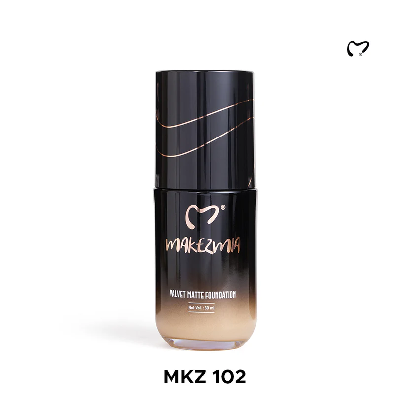 MAKEZMIA Velvet Matt Foundation MKZ 102
