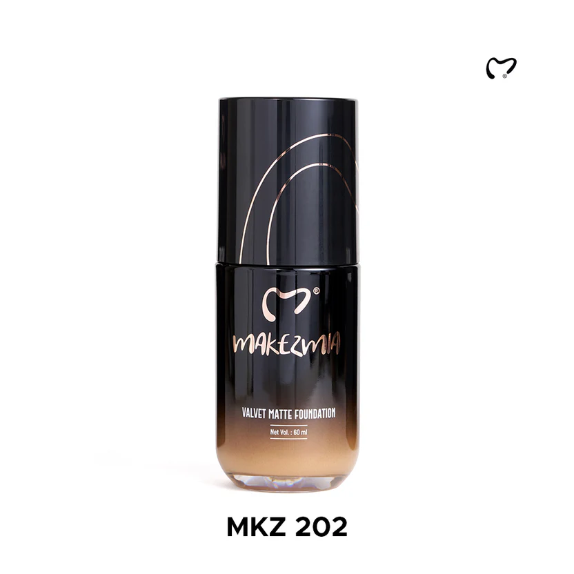 MAKEZMIA Velvet Matt Foundation MKZ 202