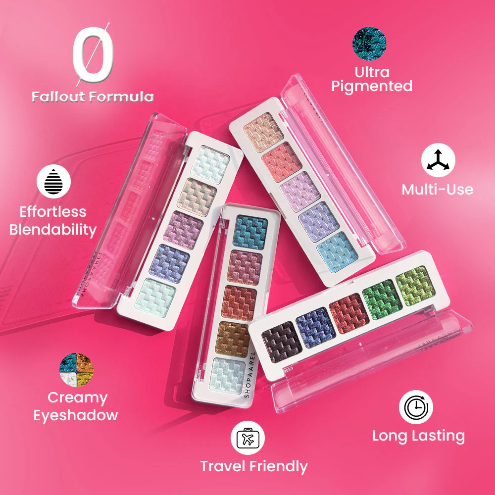 SHOPAAREL Sparkle (5 Color Eyeshadow Palette)