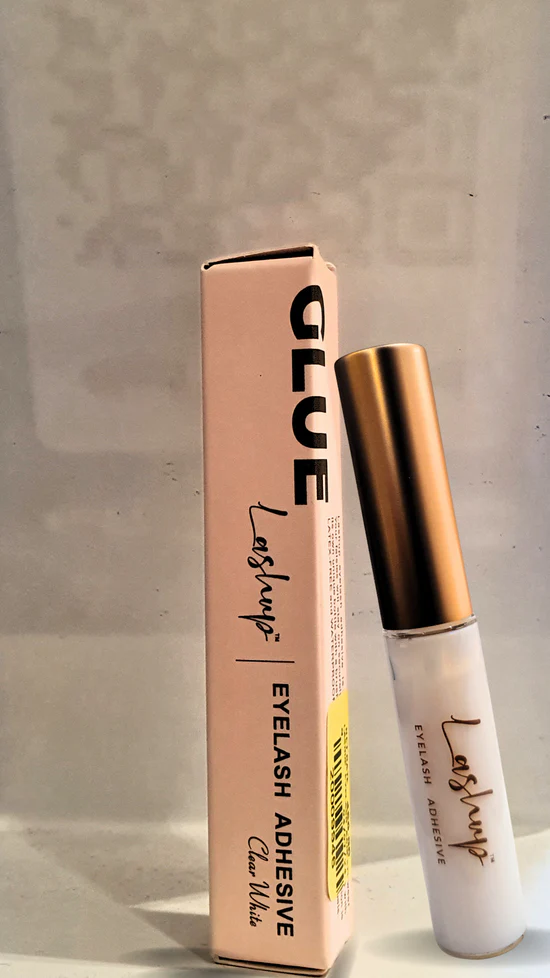 LASHUP GLUE EYELASH ADHESIVE CLEAR WHITE
