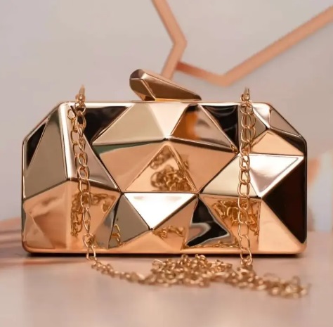 Metallic Clutch Bag
