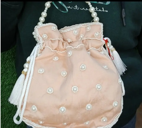 Paul’s Embellished Silk Potli Bag