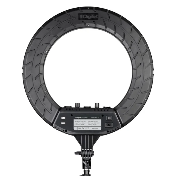 DIGITEK Platinum DPRL-19RT Professional LED Ring Light Runs on AC Power with No Shadow apertures, Ideal use for Makeup, Video Shoot, Fashion Photography & Many More with Tripod Stand. - Image 3