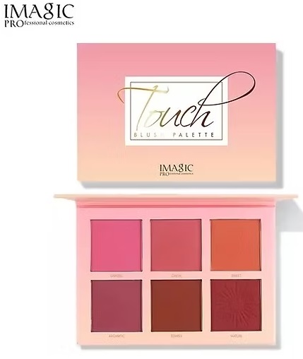 IMAGIC PROfessional Cosmetic Touch Blush Palette 6 Color 80g
