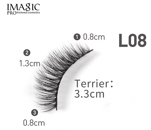 IMAGIC PROfessional 3D Fake Eyelashes L08 SKU: L08