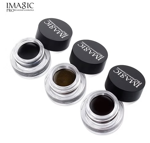 IMAGIC PROfessional Cosmetic GEL EYELINER WATERPROOF 4g EY-323-01 (Black) SKU: EY-323-01 - Image 3