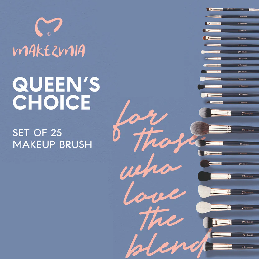 MAKEZMIA Queen’s Choice – 25 Makeup Brush Set