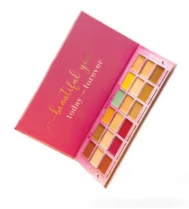 AFLAIRZA One For All Pink 18 Shades Makeup Palette – Foundation, Concealer, Blush and Contour (56g)