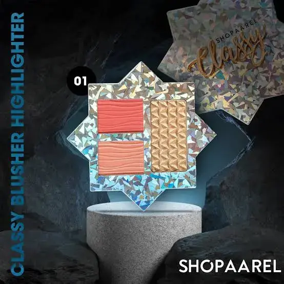 SHOPAAREL Classy ( Blusher & Highlighter Palette )