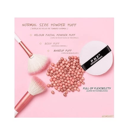 PNF PROFESSIONAL Makeup Powder Puff with Strap (3 Pcs Set, Small)) - Image 4
