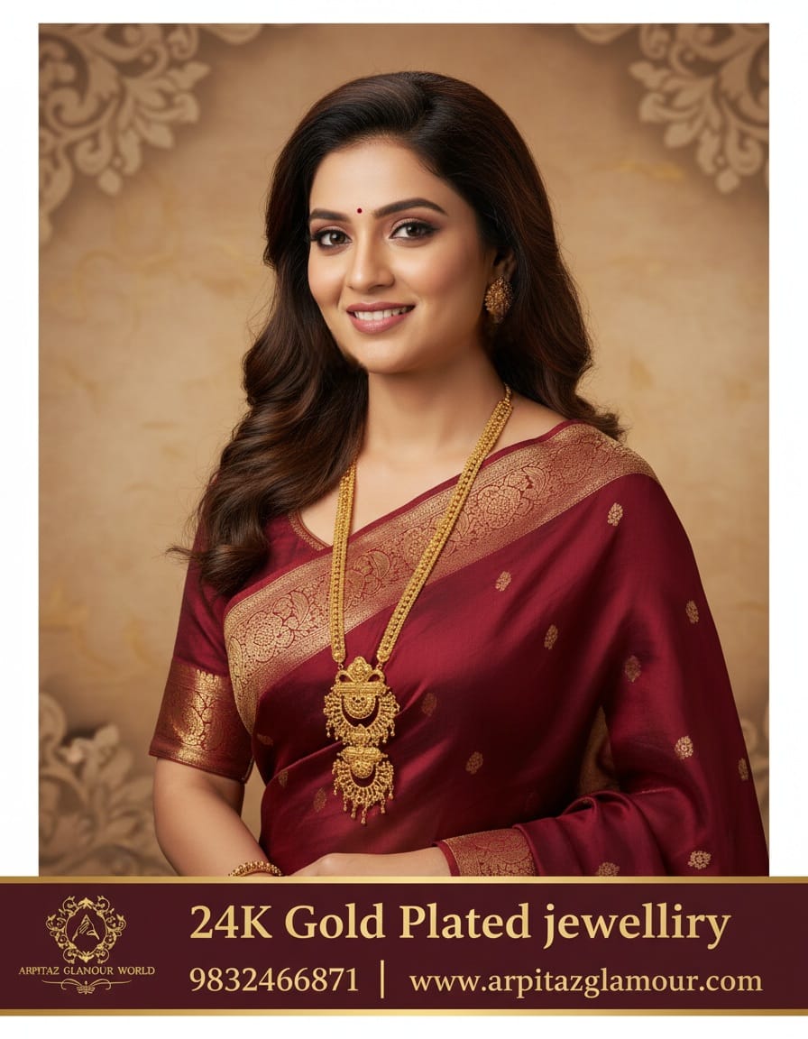 Gold plated (Sita Haar) jewellery set