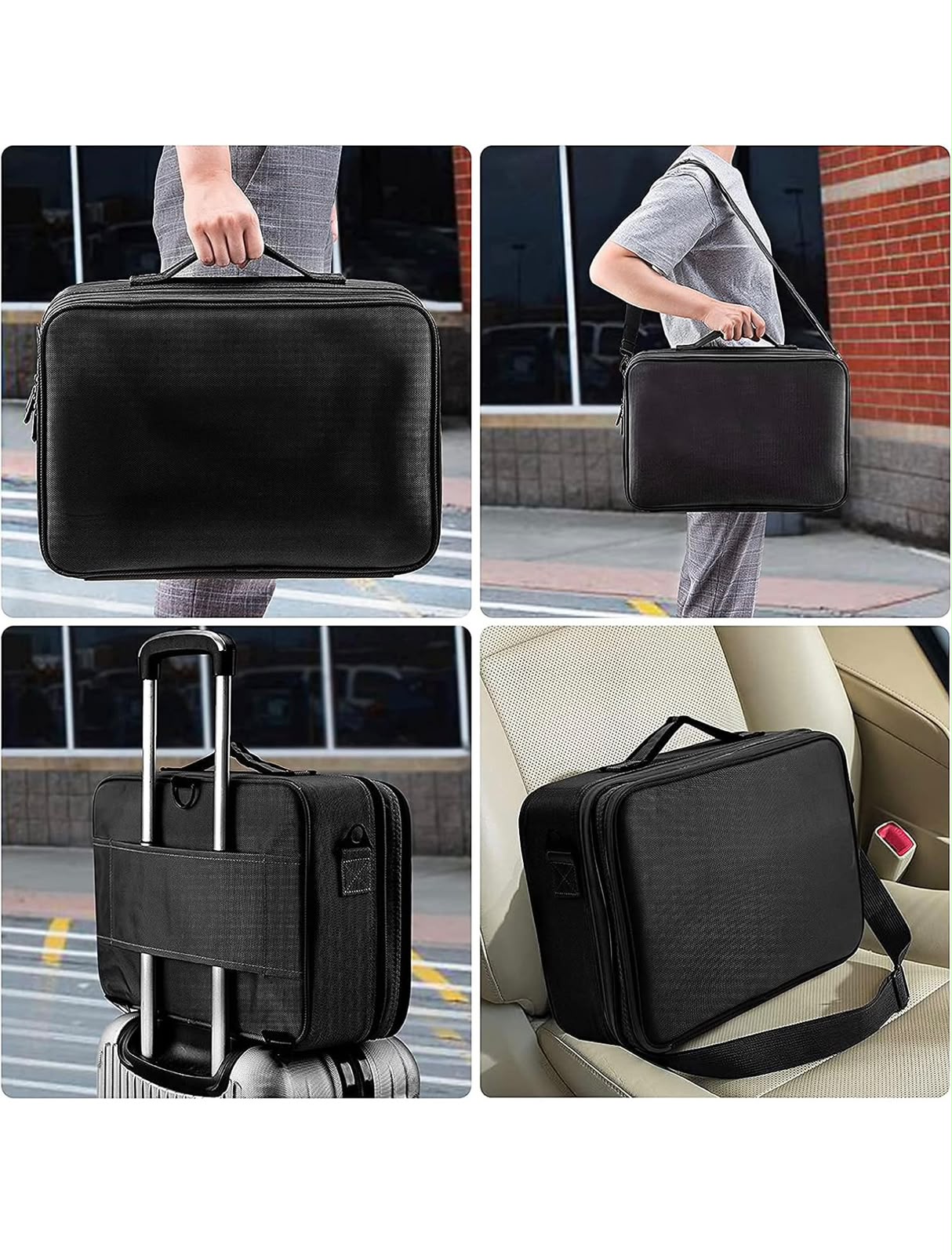 Trolley Bag-Professional Makeup And Cosmetic Storage Box (GSMB005) Colour/Design may vary