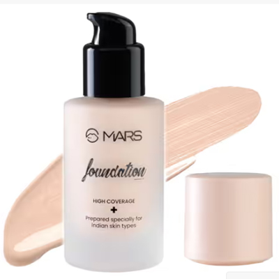 MARS Foundation With High Coverage Liquid Formula – 006 (40 ml)