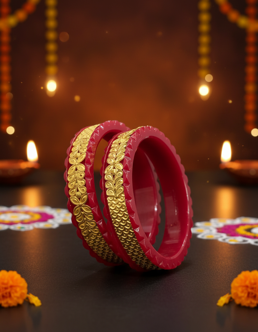 Traditional Pola 24K Gold Plated size 2.6