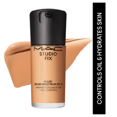 M.A.C Studio Fix Fluid SPF 15 Soft Matte Foundation With Hyaluronic Acid – NC40 (30ml)