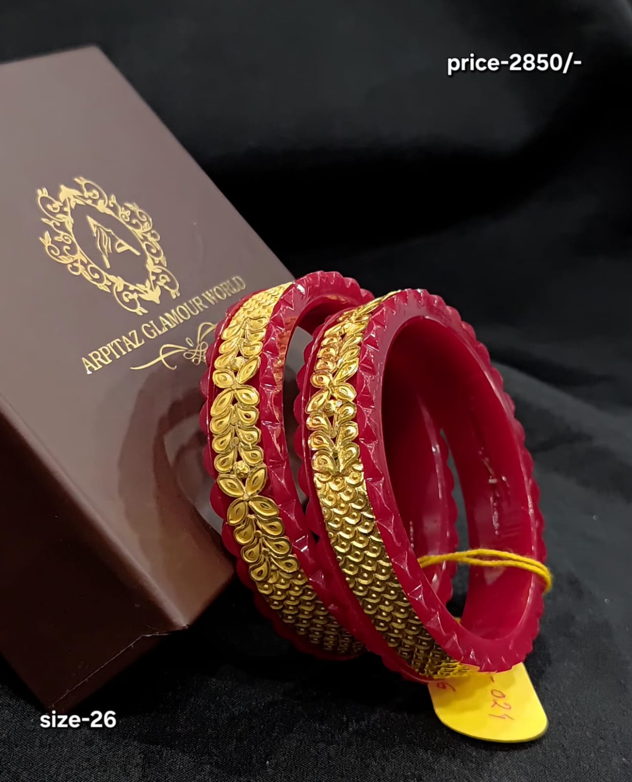 Traditional Pola 24K Gold Plated size 2.6 - Image 2