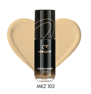 Makezmia Velvet Matt Foundation (30ml)