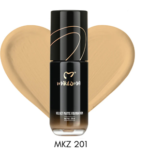 Makezmia Velvet Matt Foundation (30ml) - Image 2