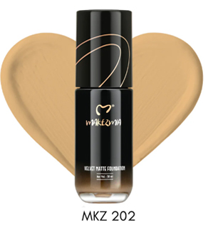 Makezmia Velvet Matt Foundation (30ml) - Image 3