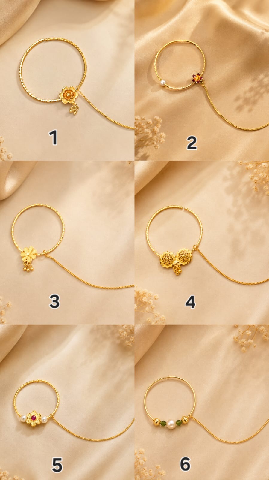 Gold Plated Nose Ring Collection