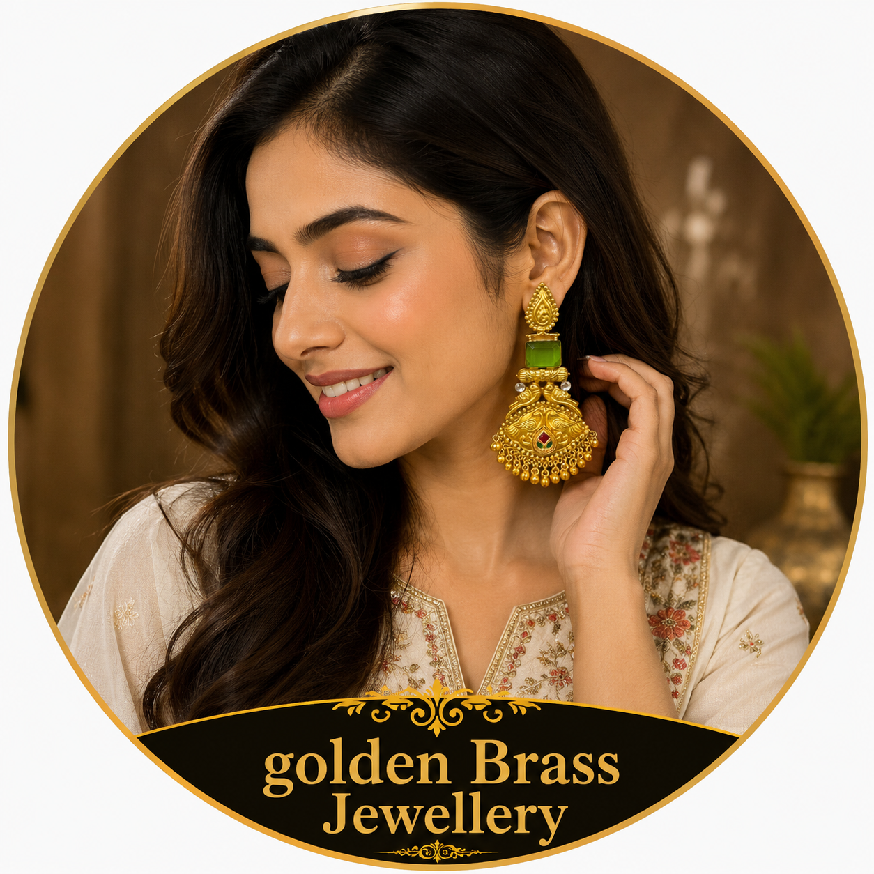 Golden Brass Jewellery