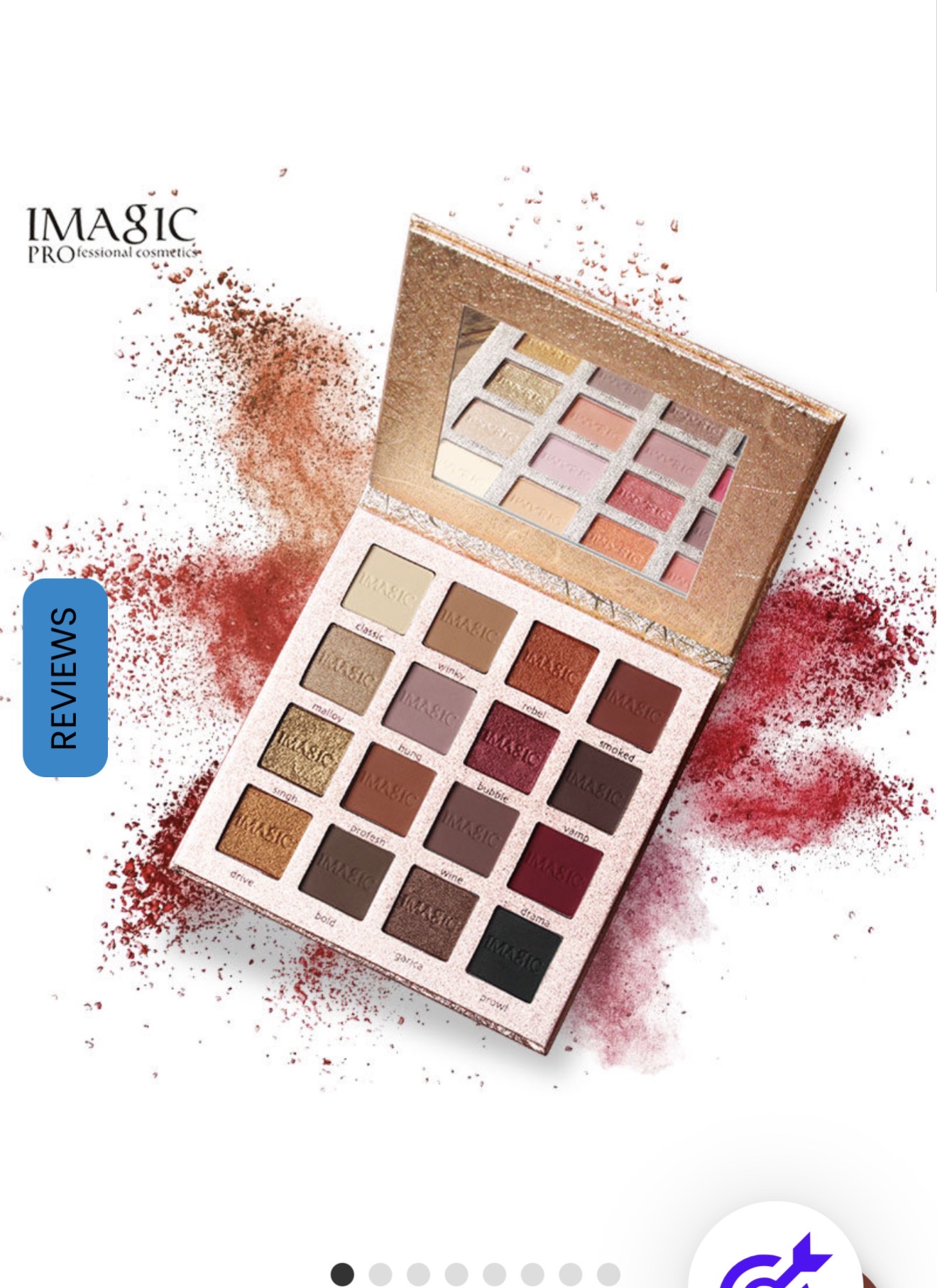 IMAGIC PROfessional Charm 16 Color Eyeshadow Palette (EY-318)